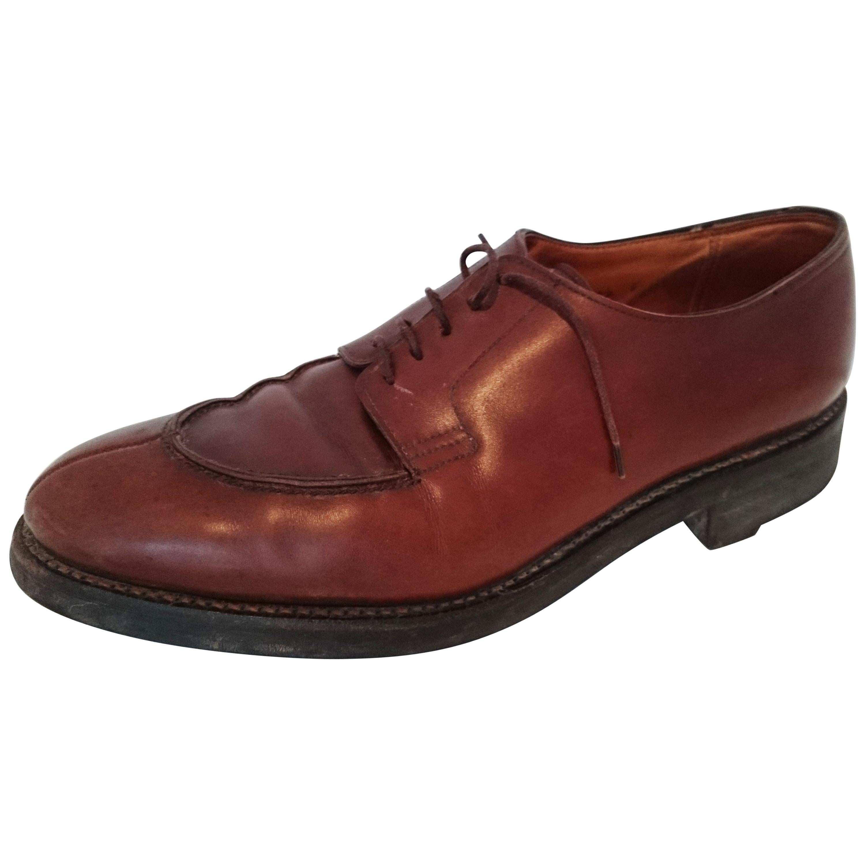 John Lobb Leather Brown  Laced Up Shoes. Great conditions. Size 7.5 (UK) For Sale