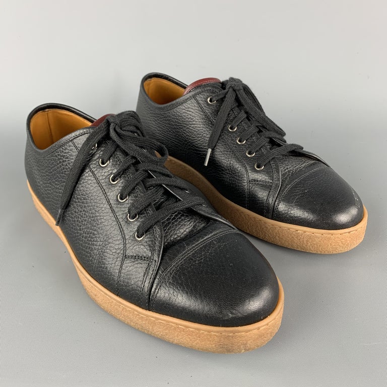 leather sneakers made in italy
