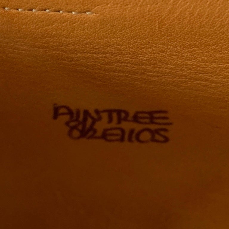 JOHN LOBB Size 8.5 Orange Perforated Leather Lace-Up Shoes  display picture 2