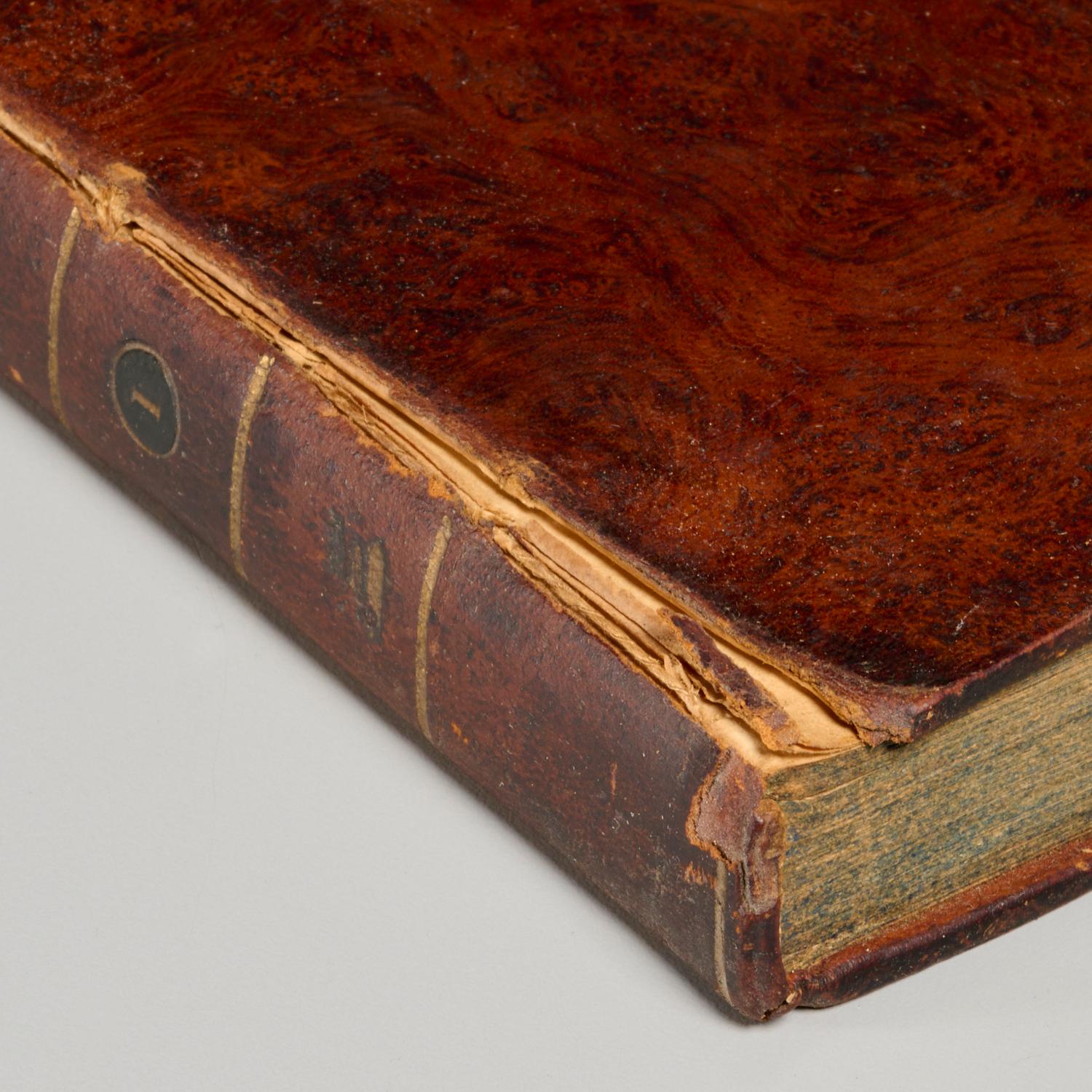 John Locke, Essay Concerning Human Understanding, 3 Volumes 1798 and 1801 In Fair Condition For Sale In Morristown, NJ