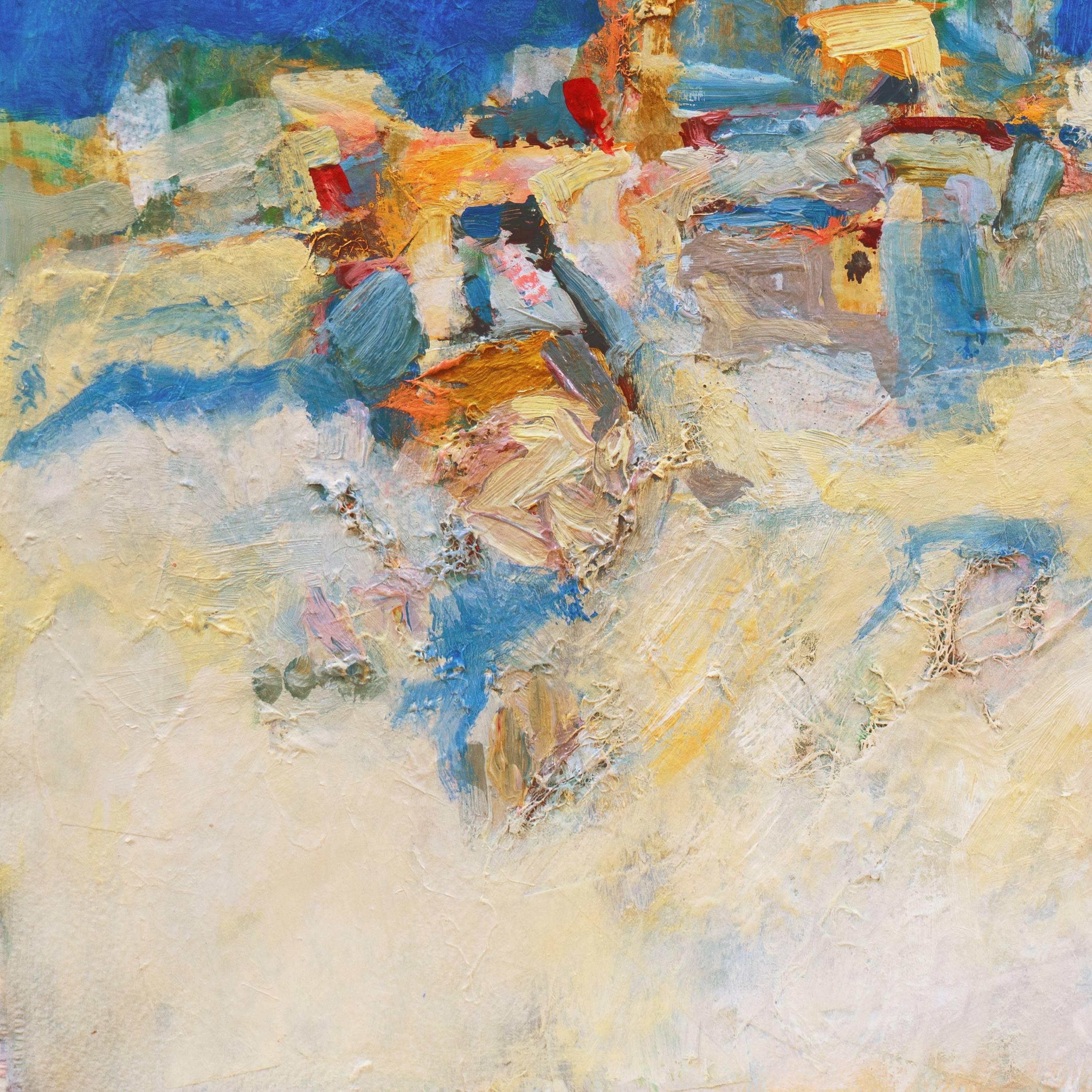 'Aegean Blue', Crete, Greece, Post-Impressionist landscape For Sale 1