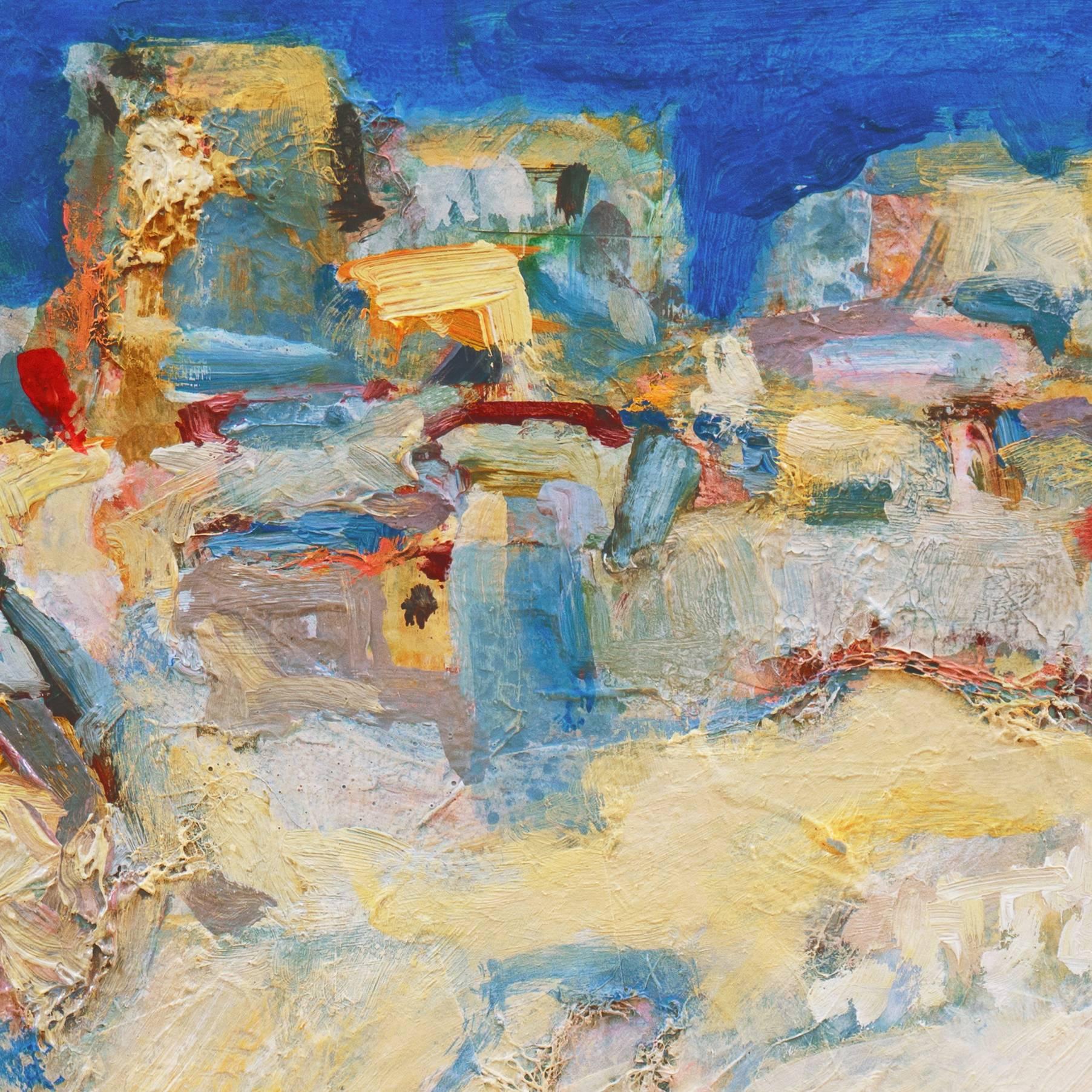 'Aegean Blue', Crete, Greece, Post-Impressionist landscape For Sale 2