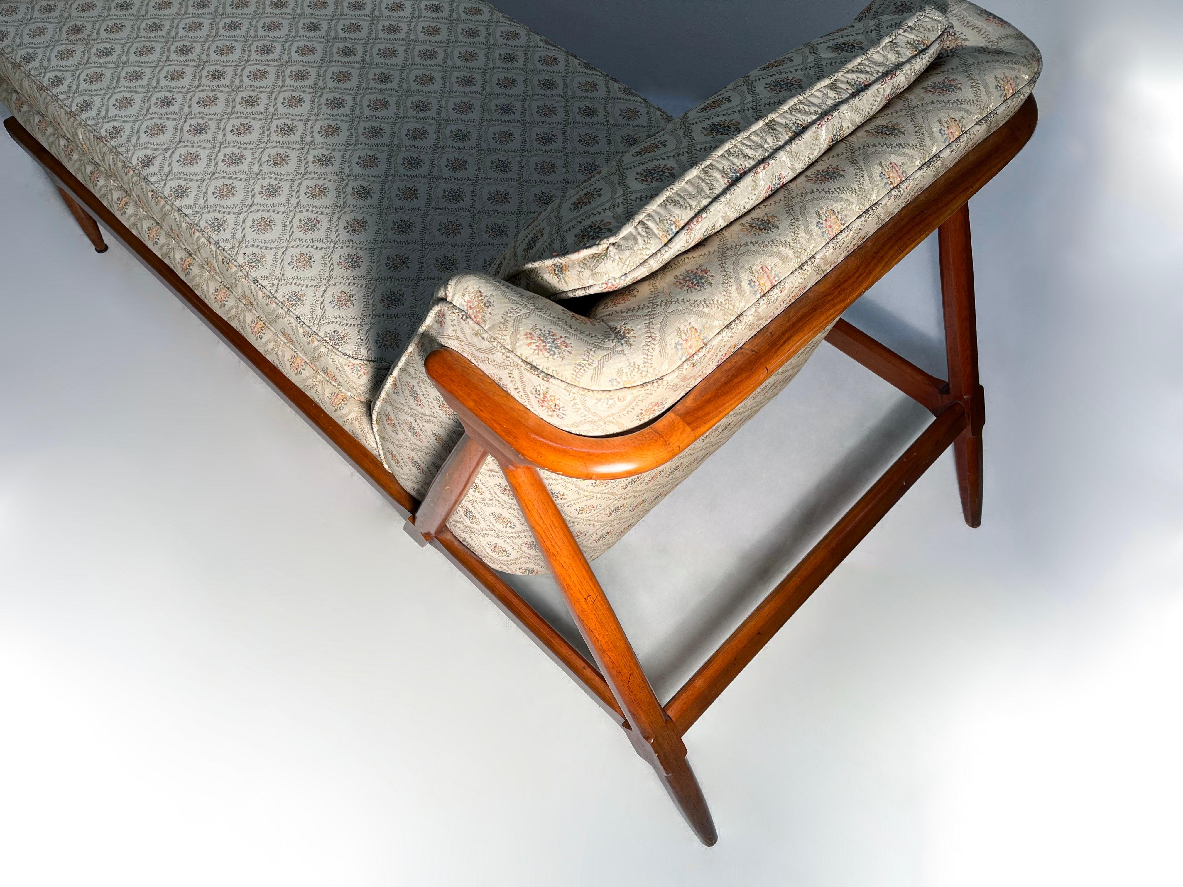 American John Lubberts & Lambert Mulder Sophisticate Chaise Lounge for Tomlinson For Sale