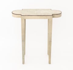 John Lyle Design Shagreen Covered "Turtle" Table