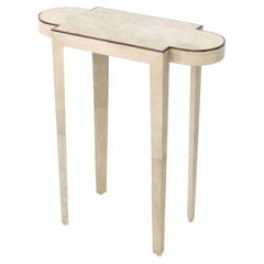 John Lyle Design Shagreen Covered "Turtle" Table
