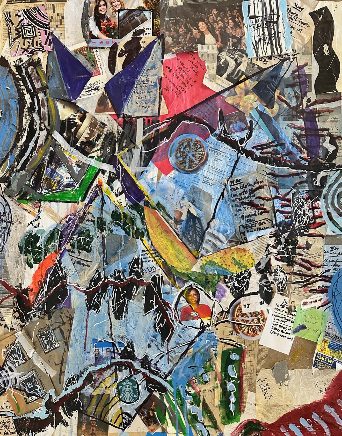 John M. White, Selfie Notes, Pyramids & Passing Clouds #4, Unframed 