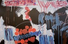 John M. White, Bird Opera with Passing Clouds #13D, Diptych, Framed