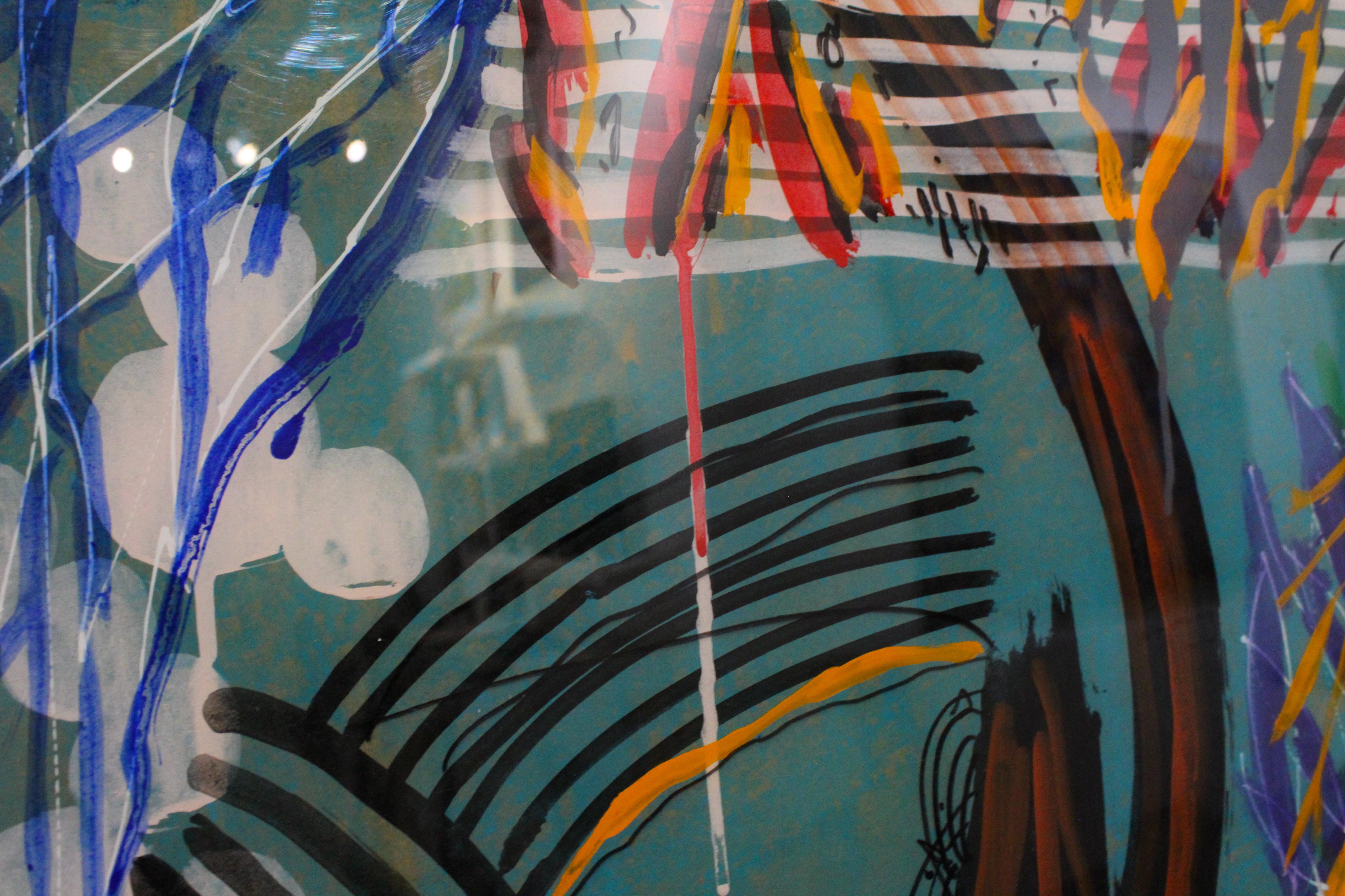 John M. White, Oiseaux sur fil de fer n° 27, panneau de bois avec revêtement en résine en vente 1