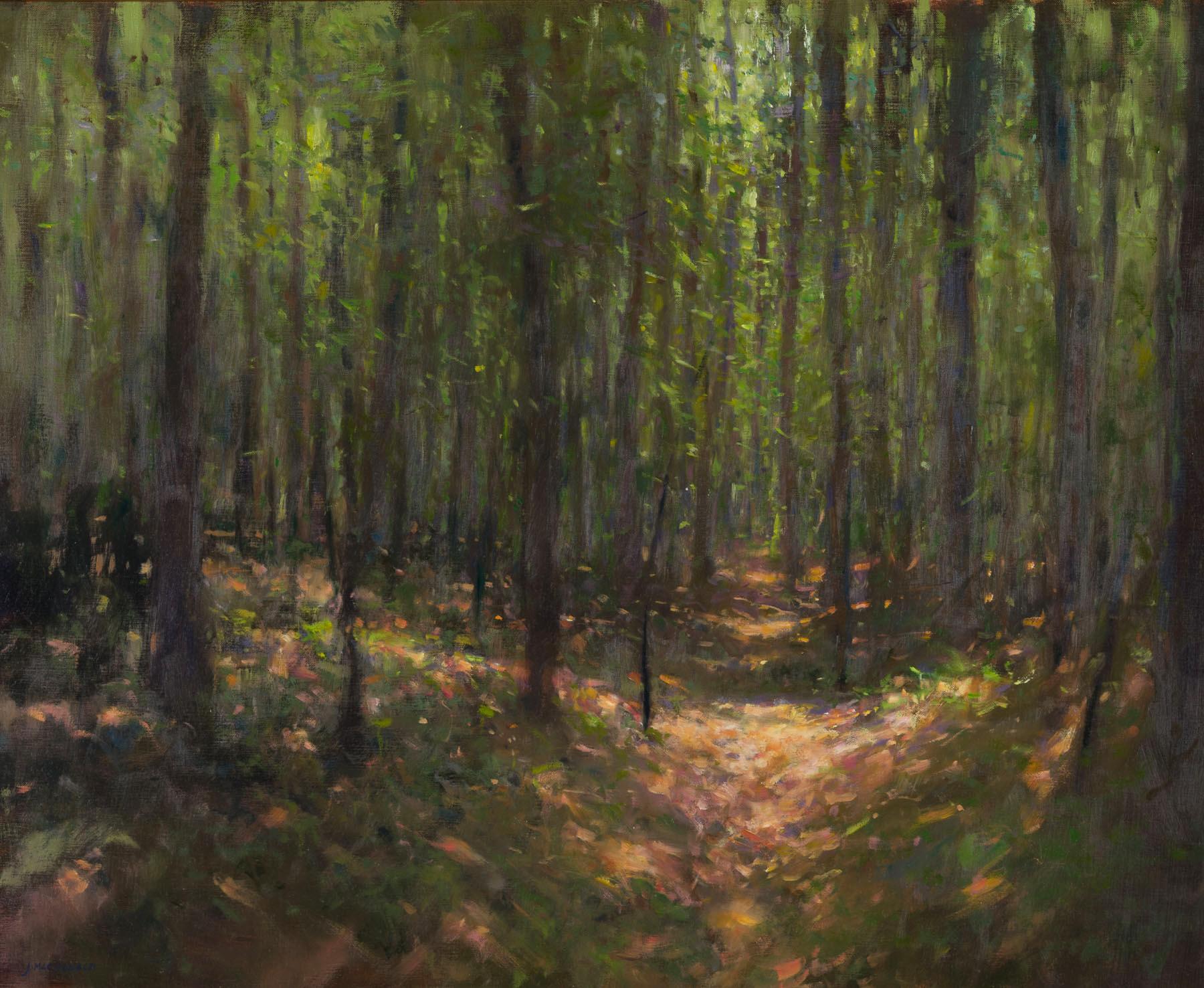 John MacDonald Landscape Painting - Deepening Woods