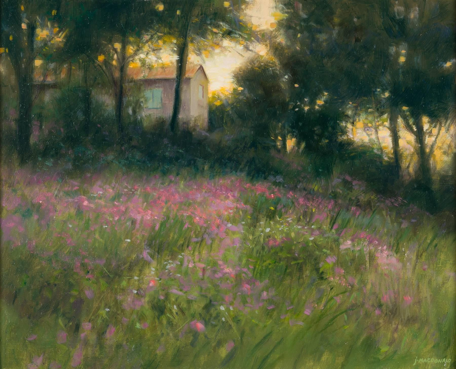 John MacDonald Landscape Painting - Hillside in Provence