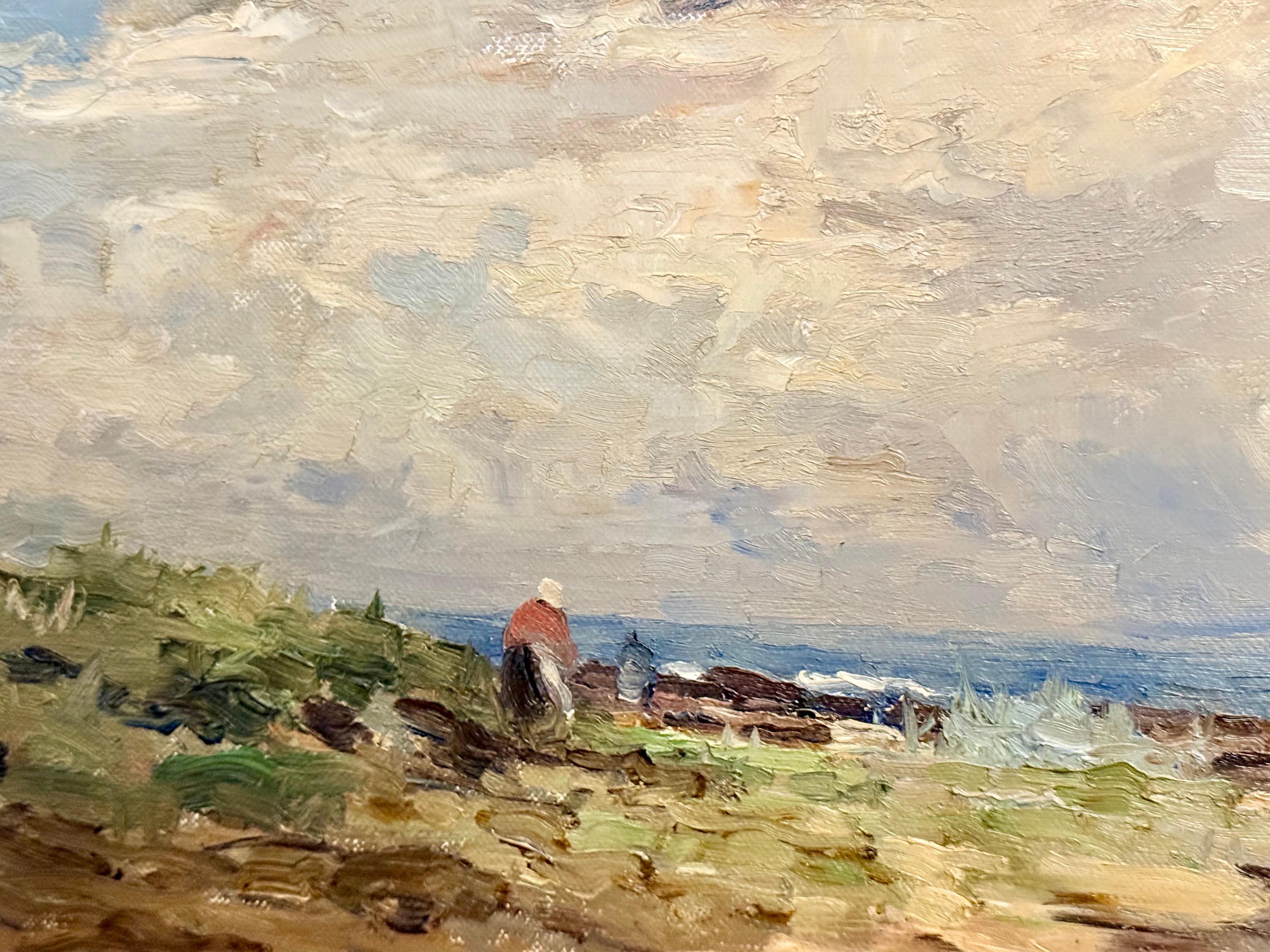 John Maclauchlan Milne (1886-1957) è stato un artista post-impressionista della tradizione colorista scozzese.  Le sue opere sono state esposte alla Royal Scottish Academy, a New York, Londra e in Scozia. Quest'opera rappresenta la sua regione