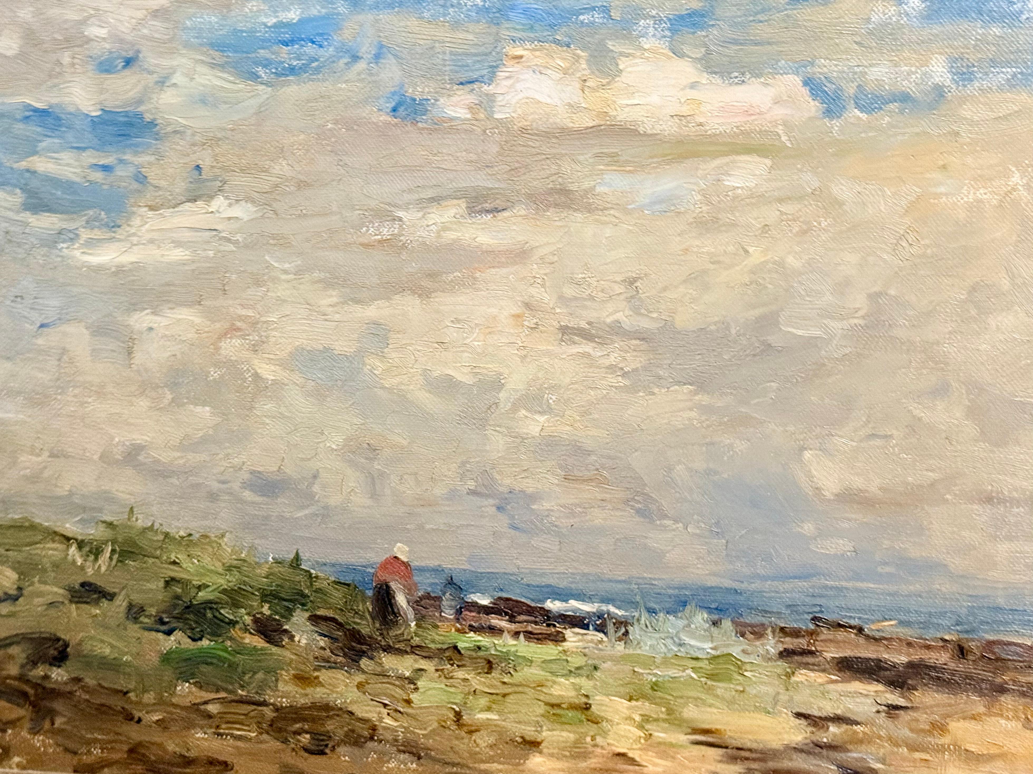 On the Fife Coast, 1916 Impressionist oil painting