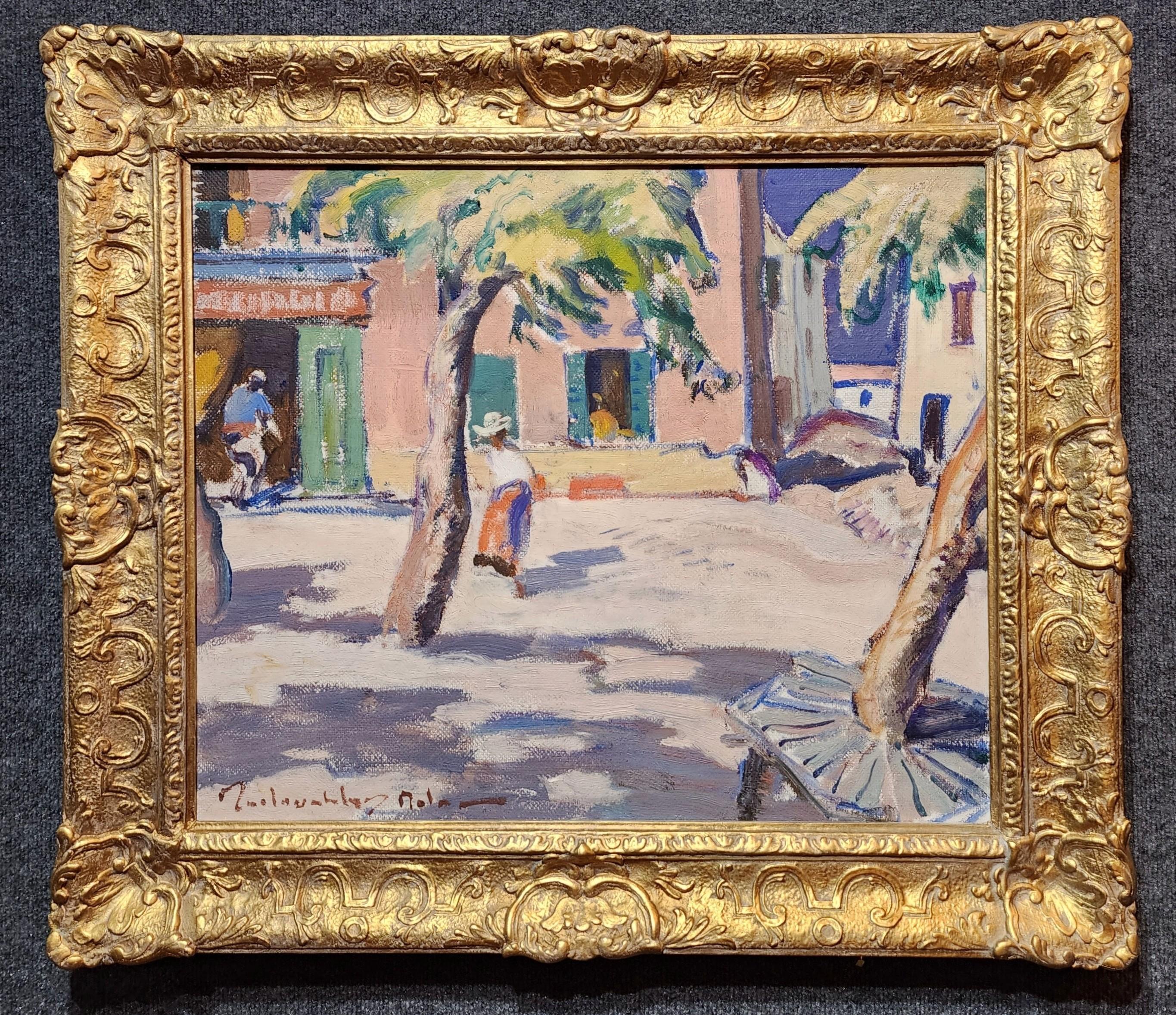 St. Tropez, 1924, John Maclauchlan Milne, French Riviera, Côte d'Azur, Colourist For Sale 4