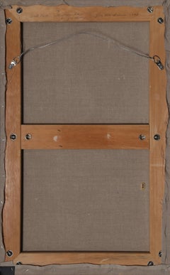 Vent, Minimalist Contemporary Oil and Mixed Media Painting by John MacWhinnie