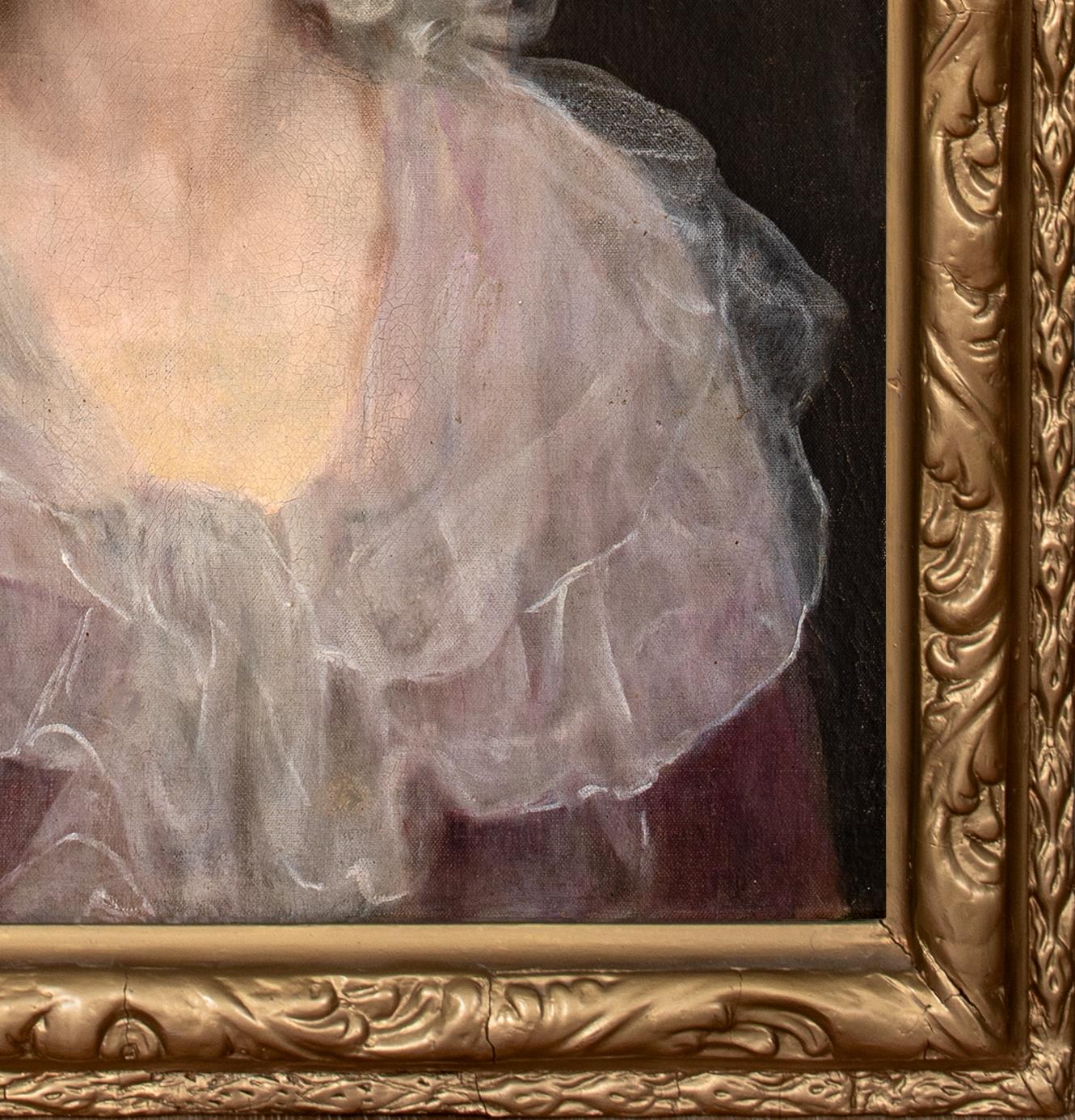 Ritratto della signora Diana George (nata Atkinson), datato 1930

di John Maler Collier OBE (1850-1934)

Mostra della National Portrait Gallery, riferimento: 323, 1930

Grande ritratto preraffaellita del 1930 della signora Diana George (nata