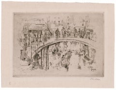 'Bridge, Venice' — Turn of the Century American Impressionism