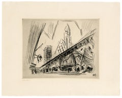 Downtown, the El — early 20th-century modernism