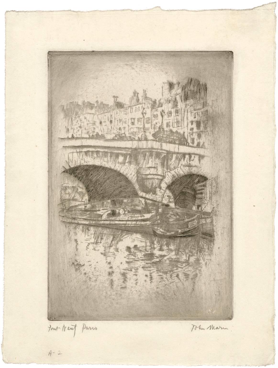 Pont-Neuf, Paris - Print by John Marin