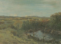 John Marshall - Framed Mid 20th Century Oil, River Stroll