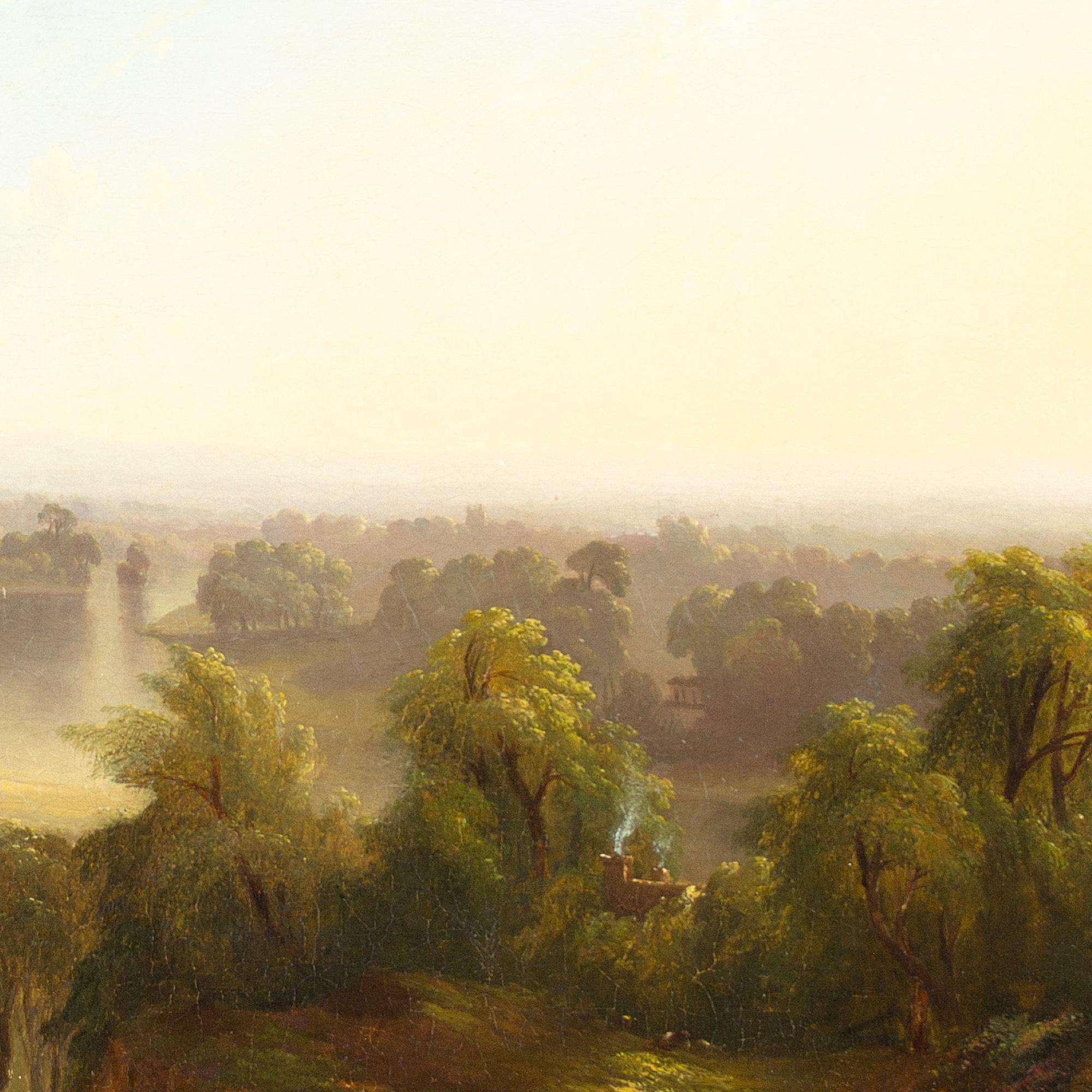 John Martin (Circle) The Valley Of The Thames Viewed From Richmond, Oil Painting 2