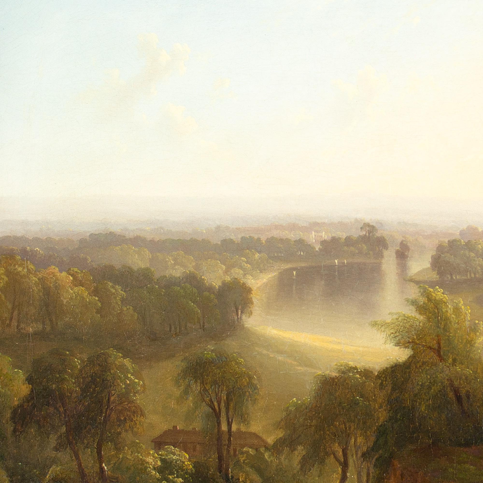 John Martin (Circle) The Valley Of The Thames Viewed From Richmond, Oil Painting 3