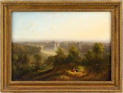 John Martin (Circle) The Valley Of The Thames Viewed From Richmond, Oil Painting