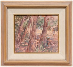 John Martin RBA (b.1957) - Framed Contemporary Oil, Beyond The Woods