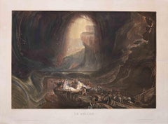 Le Déluge -  Etching by John Martin - Late 19th Century