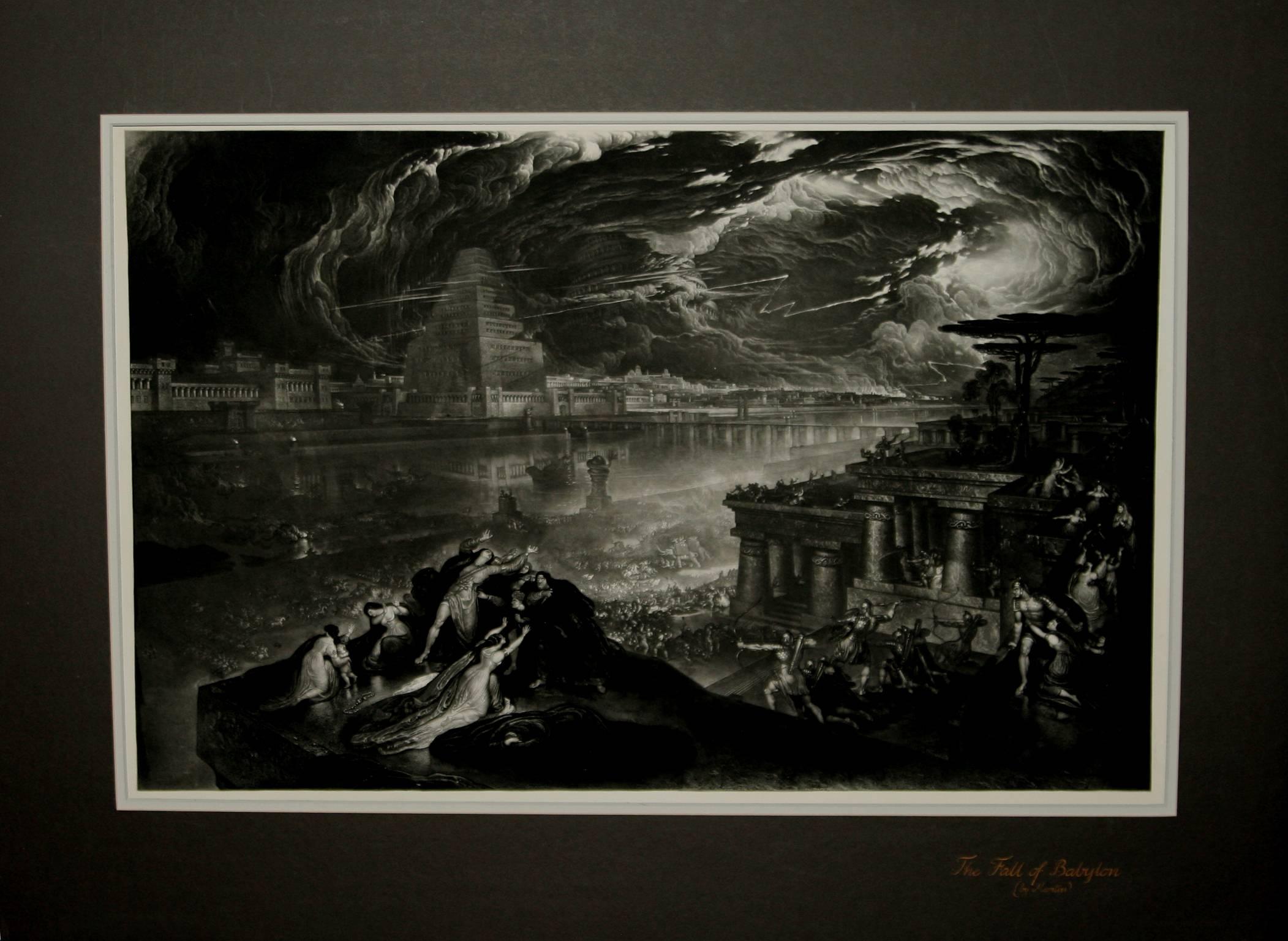 The Fall of Babylon - Print by John Martin