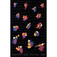 John Martinez Newport Jazz Festival 1980' 1980, sérigraphie