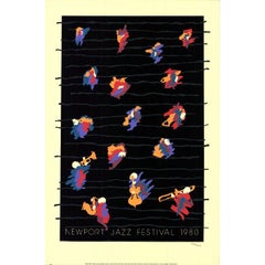 John Martinez 'Newport Jazz Festival 1980' 1980- Serigraph