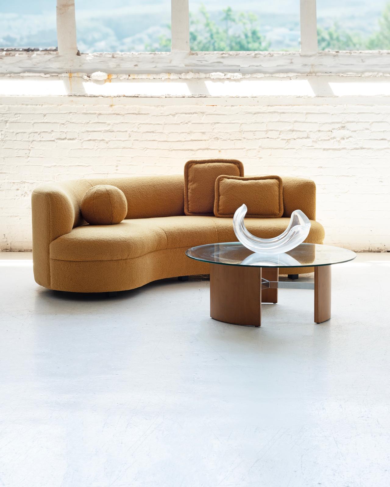 laura ashley curved sofa