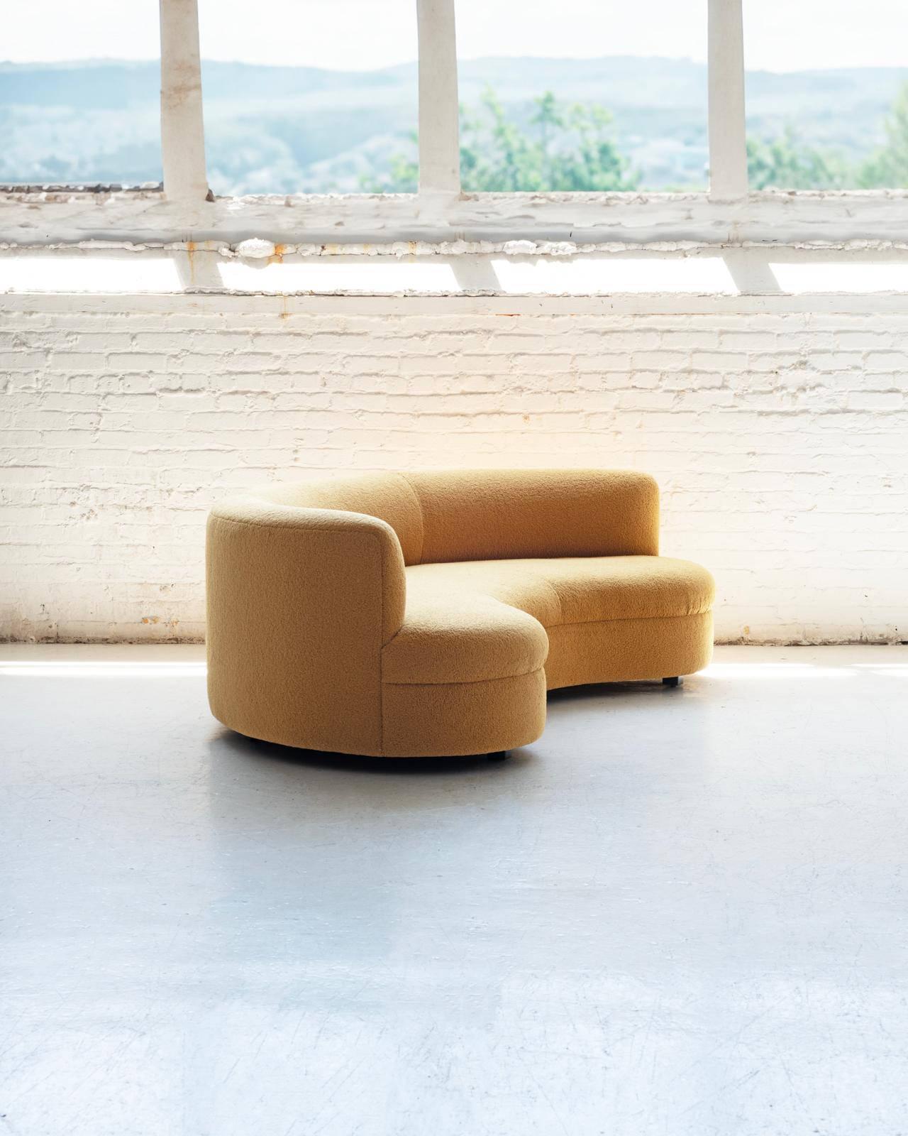 American John Mascheroni Curved Sofa