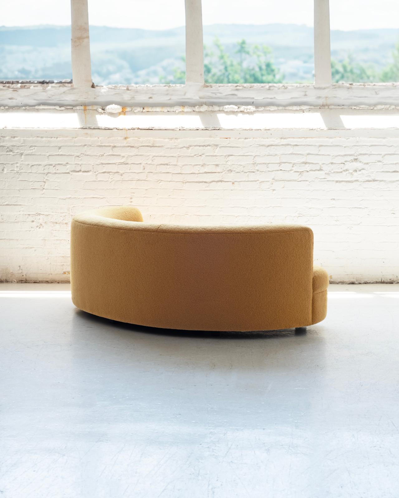 Late 20th Century John Mascheroni Curved Sofa