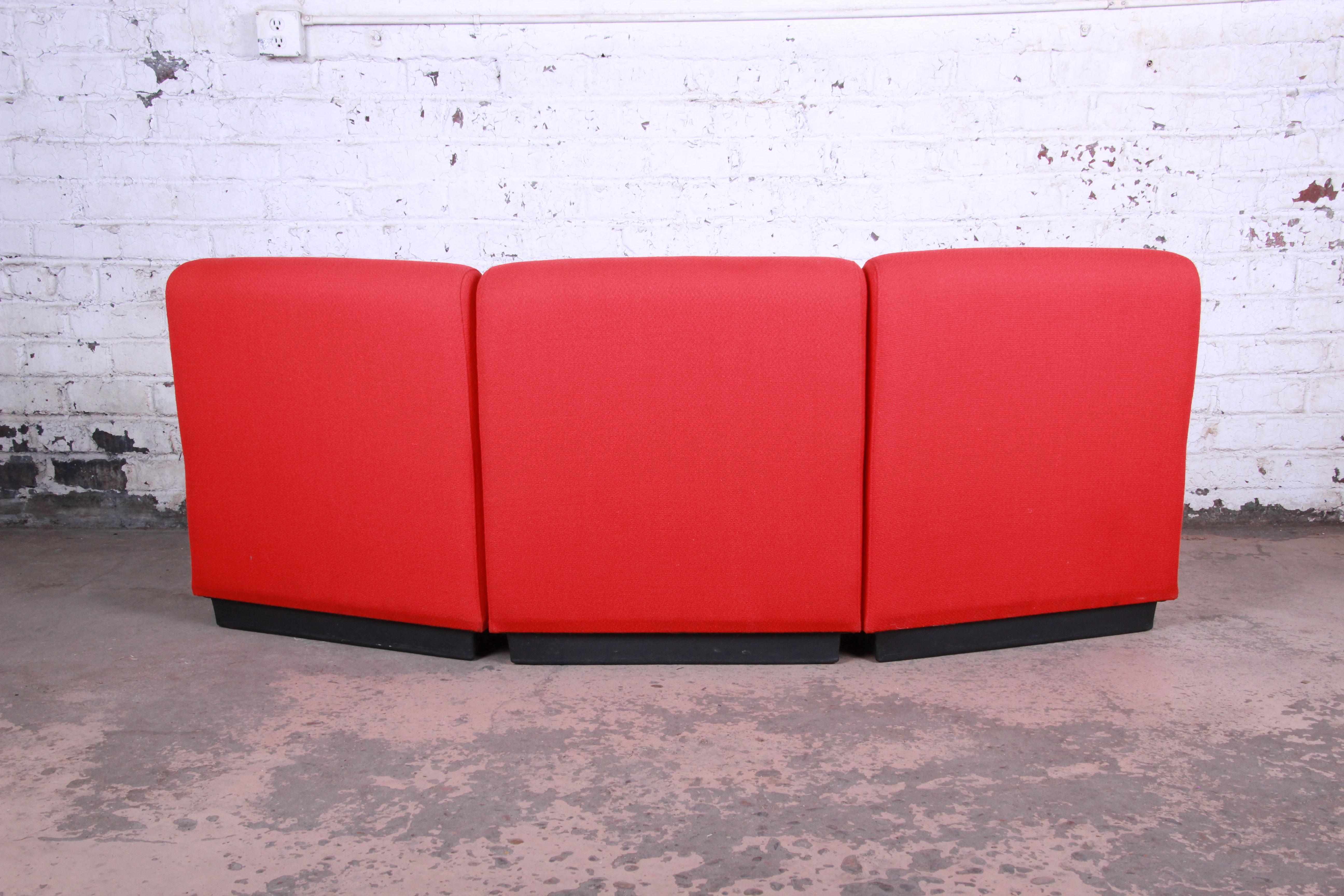 Upholstery John Mascheroni for Vecta Tappo Modular Sectional Sofa