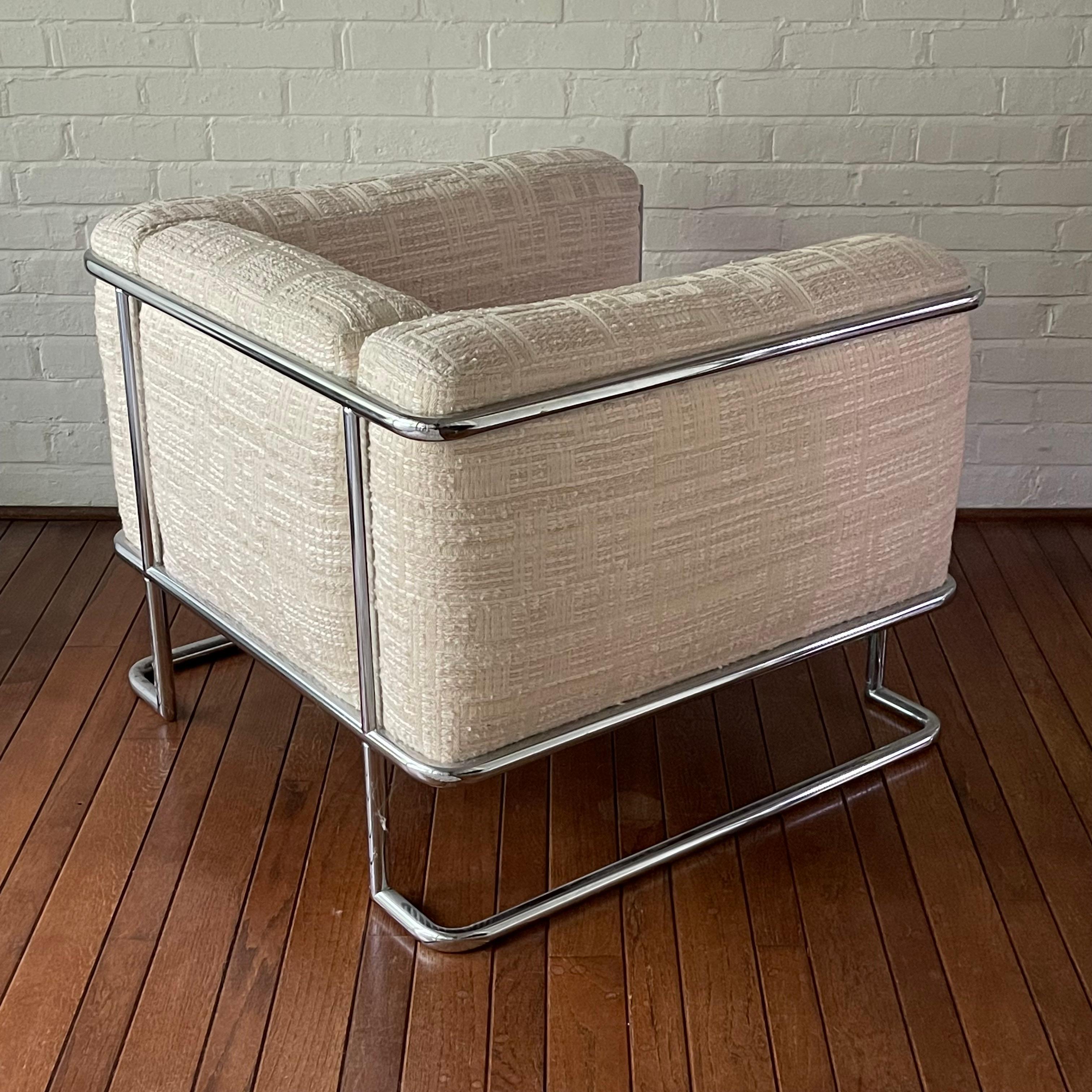 John Mascheroni Pair of Lounge Chairs by Swaim Originals For Sale 2