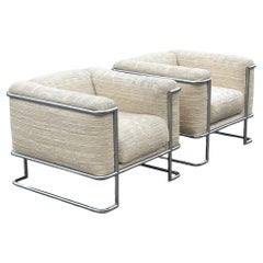 John Mascheroni Pair of Lounge Chairs by Swaim Originals