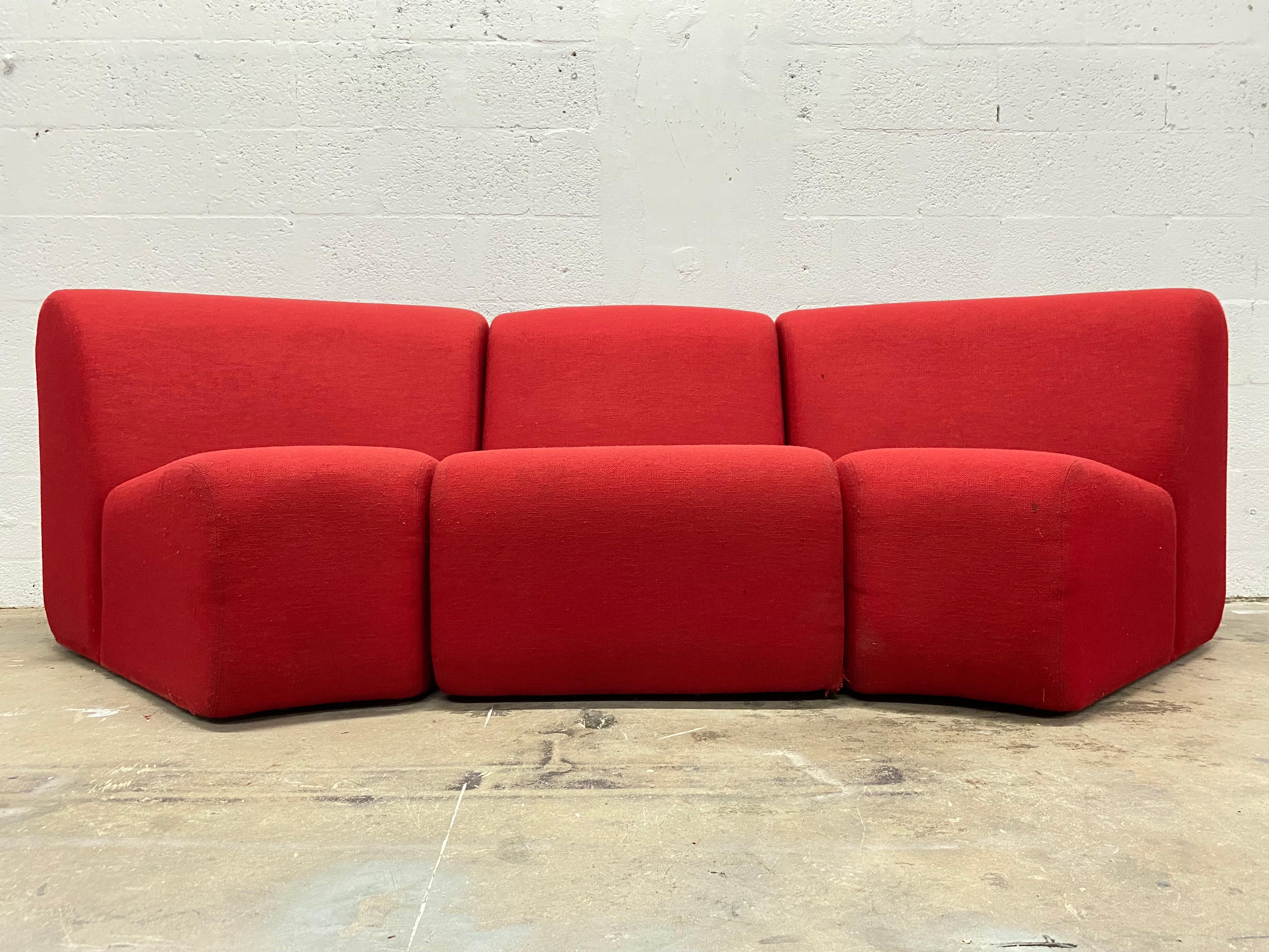 marquetta square arm sofa