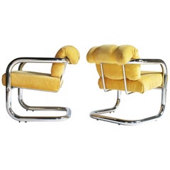 John Mascheroni Tubular Chrome Chairs