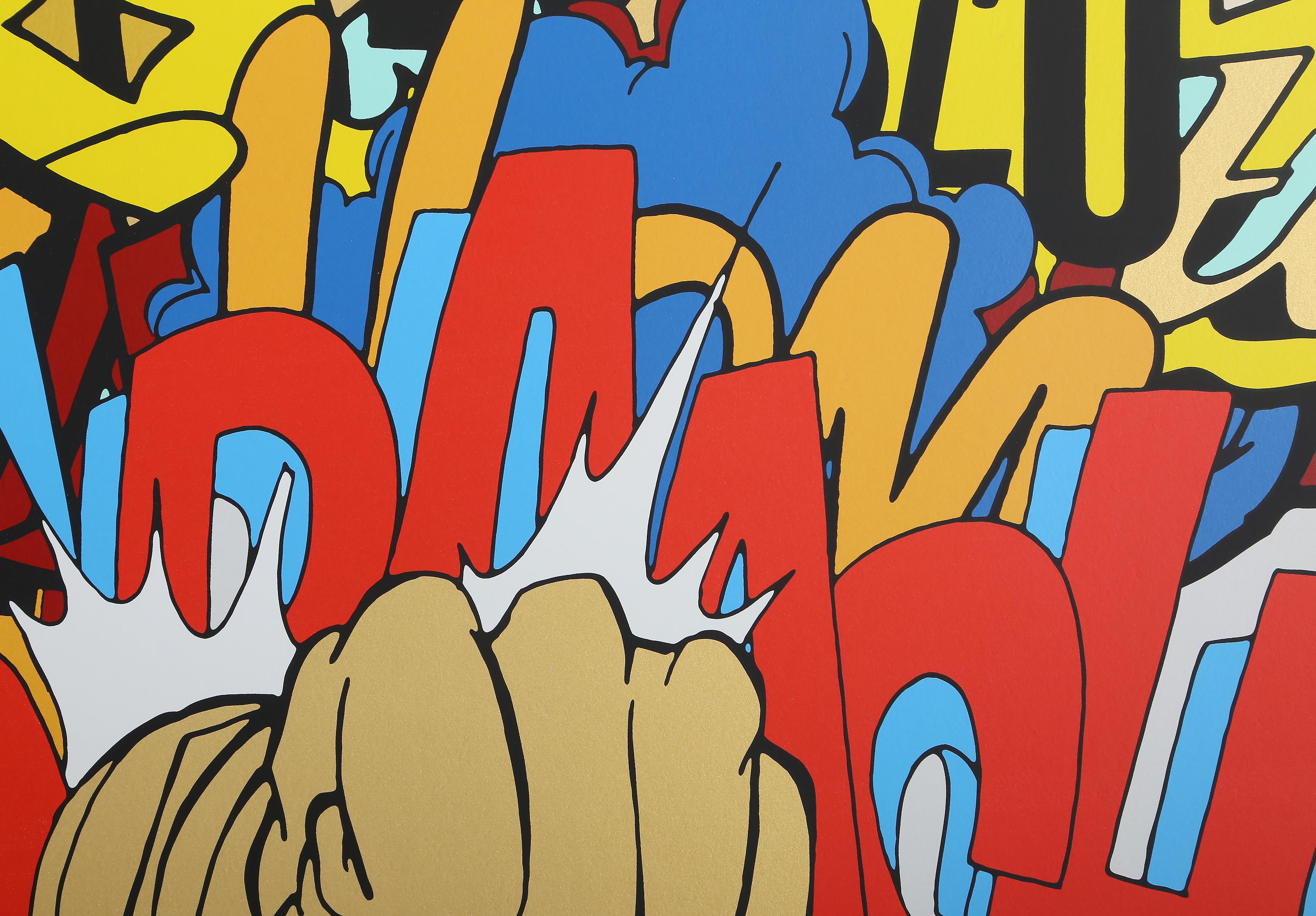 Untitled From The Breaking Through Series, Screenprint by John Matos (aka Crash) - Pop Art Print by John Matos aka Crash