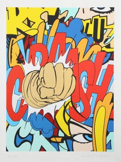 Untitled From The Breaking Through Series, Screenprint by John Matos (aka Crash)