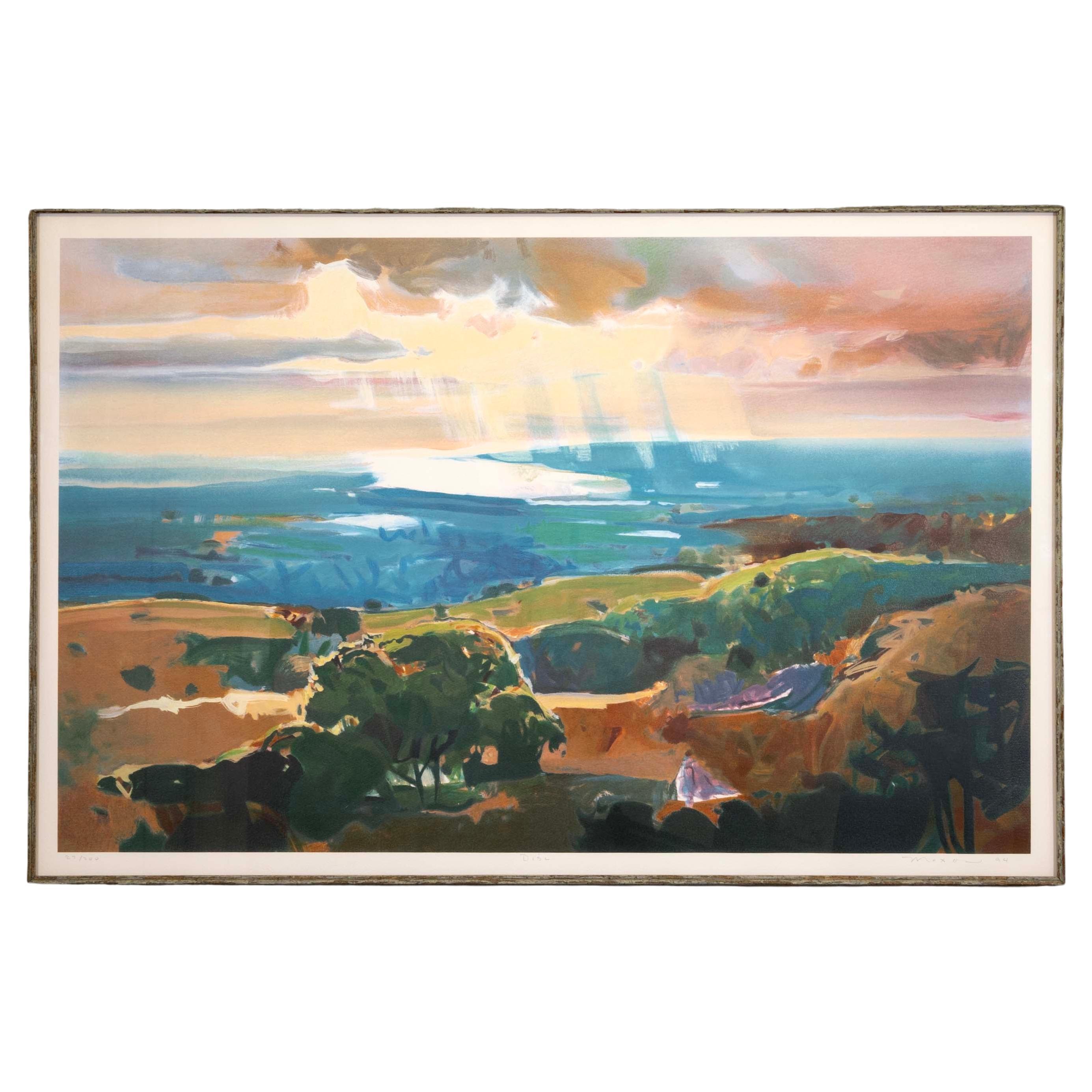 John Maxon Discovery Signed Contemporary Lithograph on Paper 27/200 Framed 1994