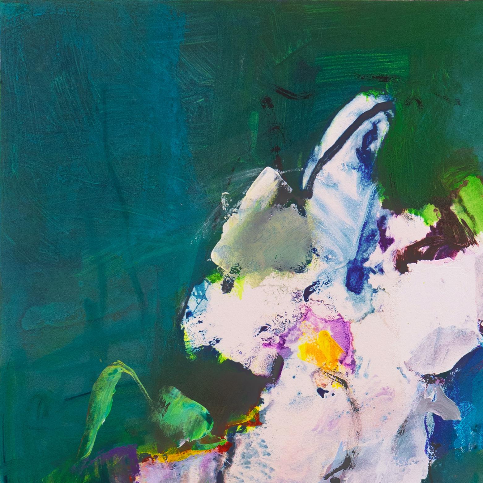 'White Iris', Paesaggio post-impressionista californiano, SJSU, Mount Madonna in vendita 2