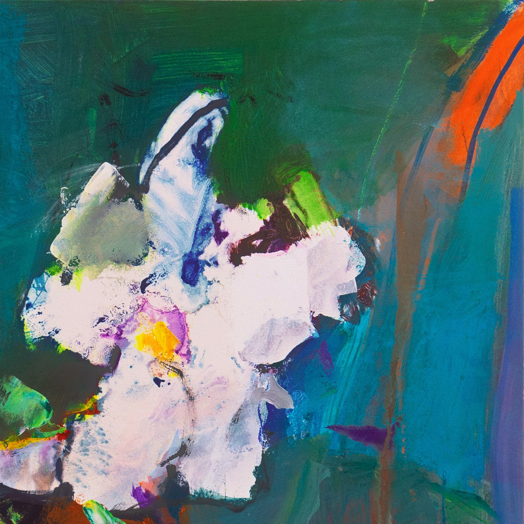 'White Iris', Paesaggio post-impressionista californiano, SJSU, Mount Madonna in vendita 3