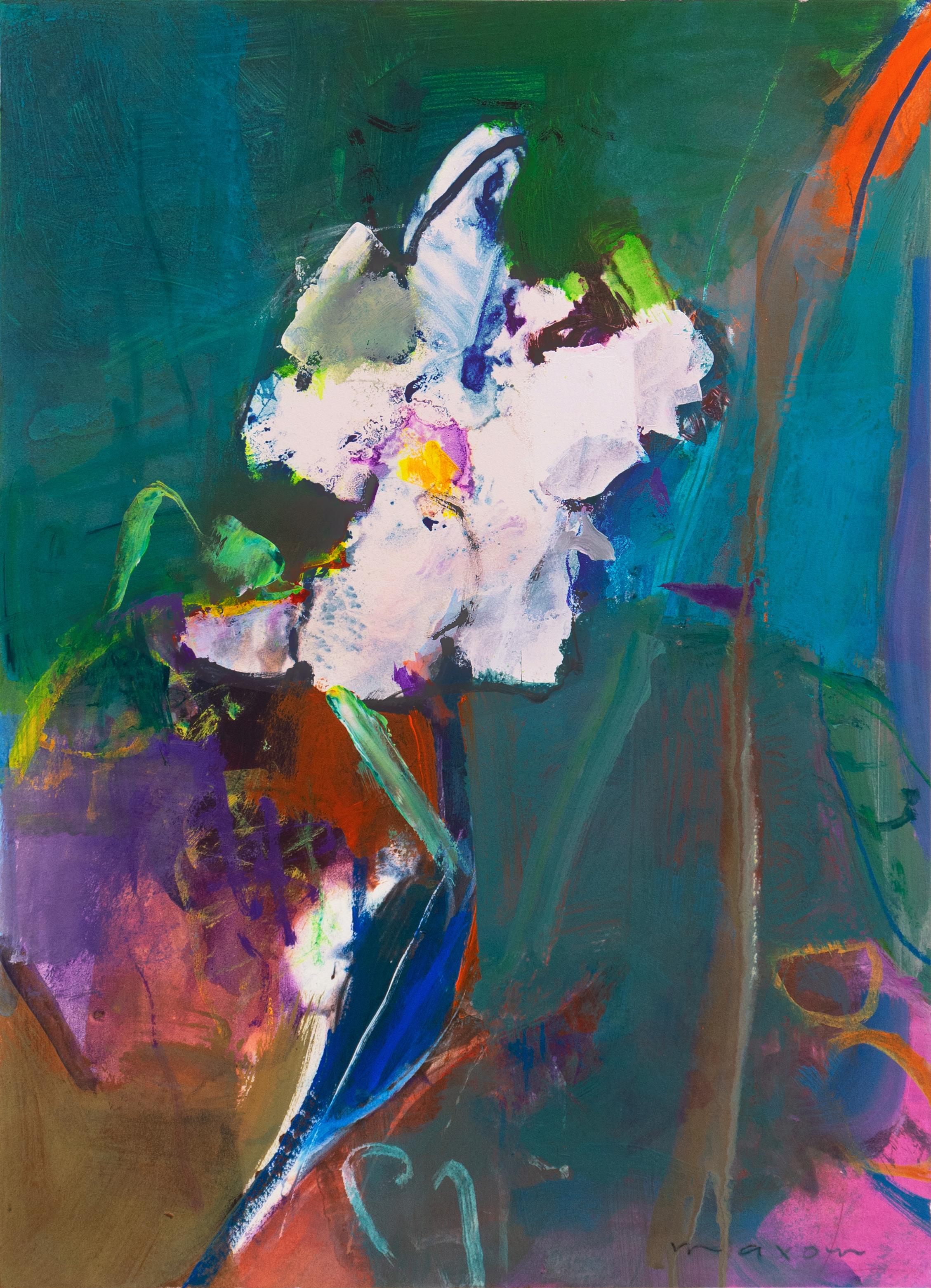 'White Iris', Paesaggio post-impressionista californiano, SJSU, Mount Madonna