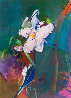 'White Iris', Paesaggio post-impressionista californiano, SJSU, Mount Madonna