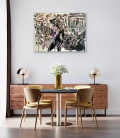 "Serenity of Chaos"- Mixed Media Photograph & Painting Collaboration