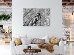 "Babe in the Woods"- Black & White Fine Art Nude Portrait