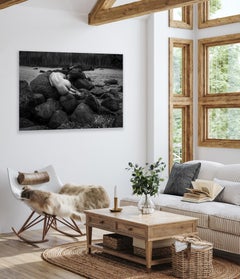 "Body Rocks B&W"- Fine Art Nude Photo in Nature