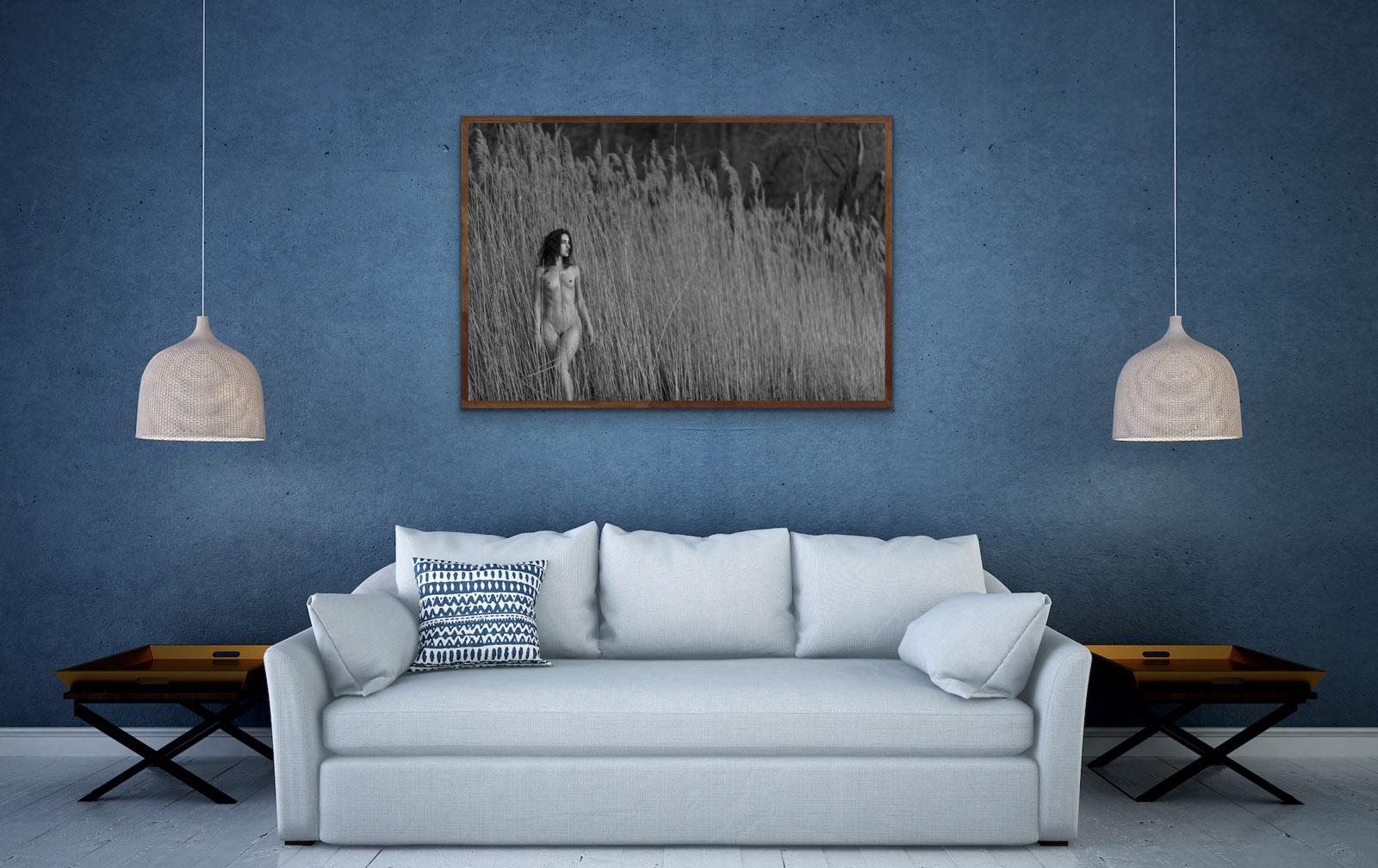 Woman in Reeds - Photograph by John Mazlish